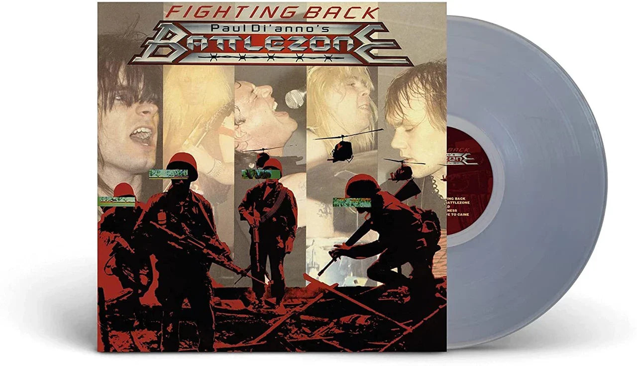 Paul Di'Anno's Battlezone Fighting Back - CLEAR COLOURED VINYL LP