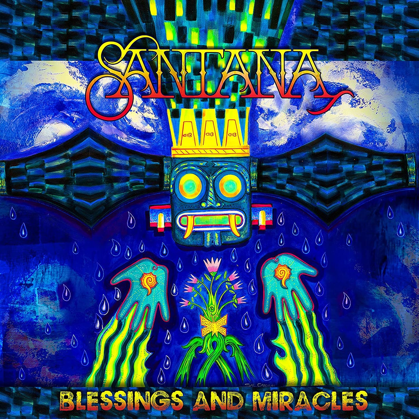 Santana Blessings And Miracles - 2 x SPLATTER COLOURED VINYL LP SET