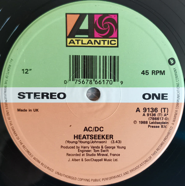 AC/DC Heatseeker - VINYL 12"