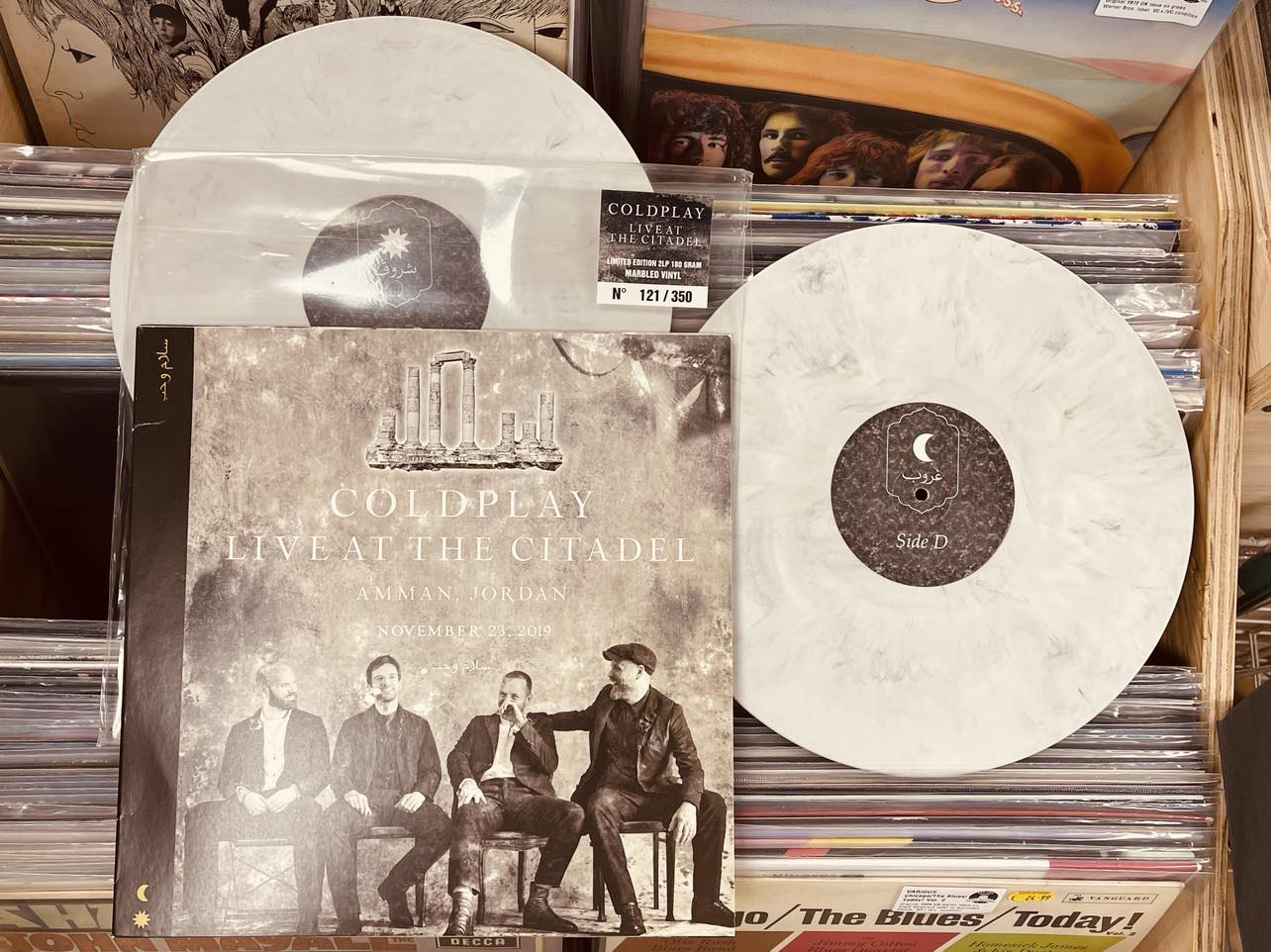 Coldplay Live At The Citadel - 2 x MARBLED GREY COLOURED 180 GRAM VINYL LP SET