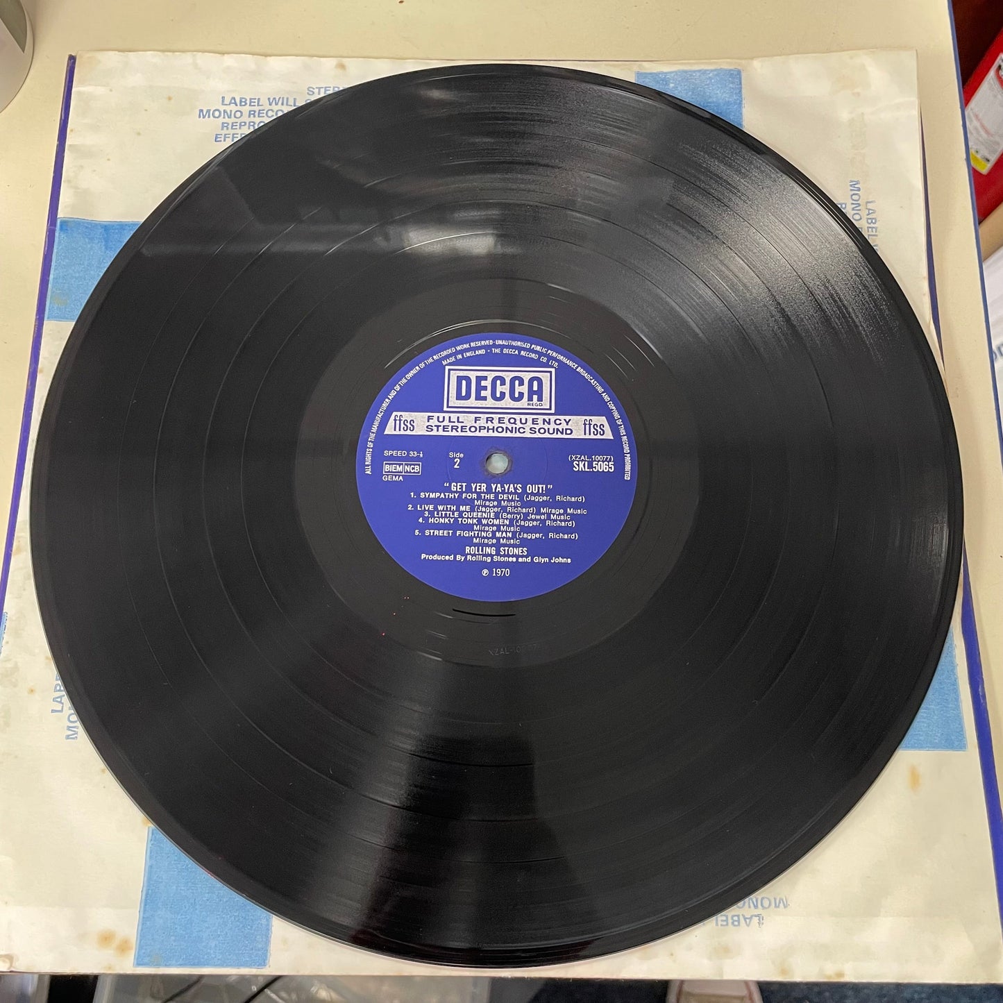 The Rolling Stones Get Yer Ya-Ya's Out! - ORIGINAL ISSUE