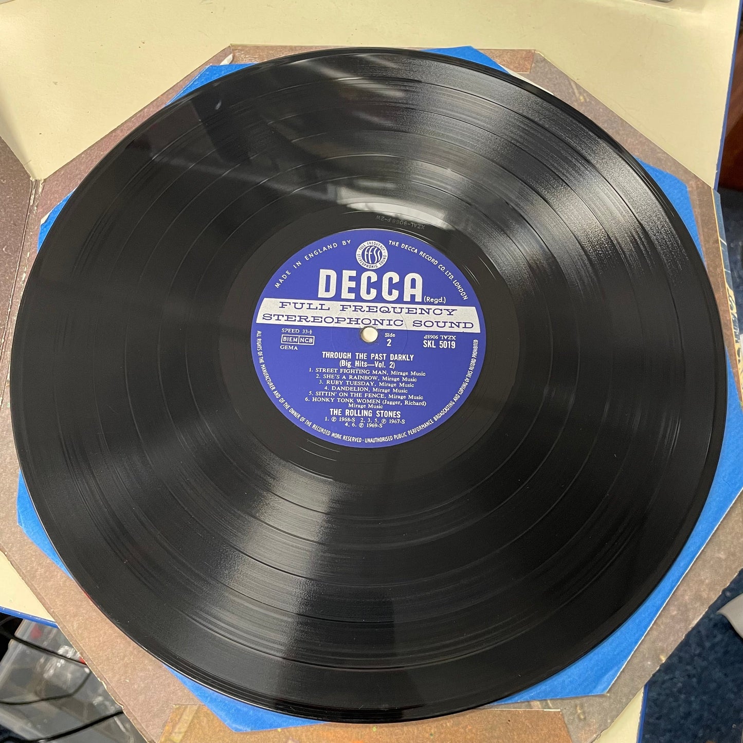 The Rolling Stones Through The Past, Darkly (Big Hits Vol. 2) - ORIGINAL ISSUE IN OCTAGONAL SLEEVE