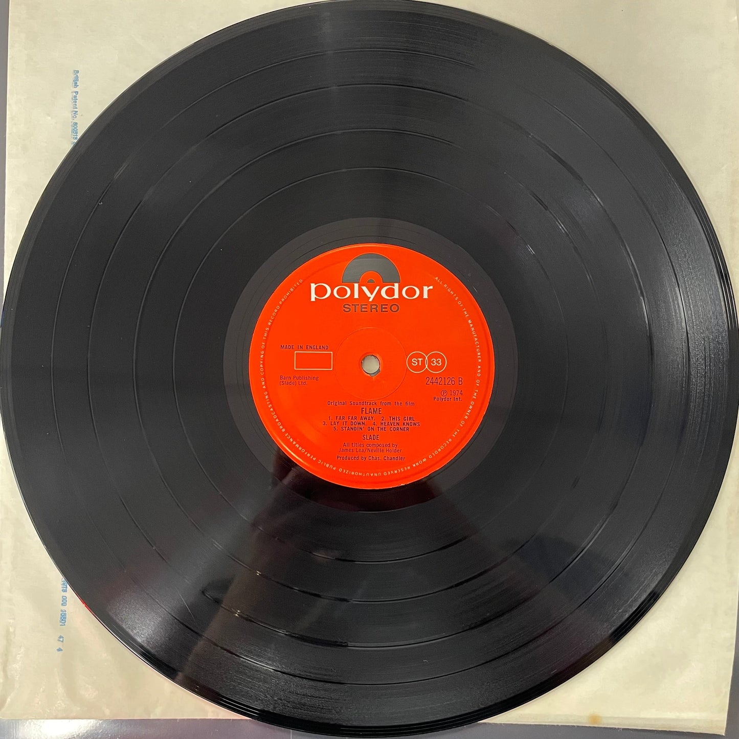 Slade - Slade In Flame - ORIGINAL ISSUE