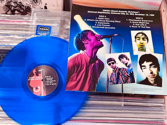 Oasis Don’t Ever Stand Aside - BLUE COLOURED VINYL LP