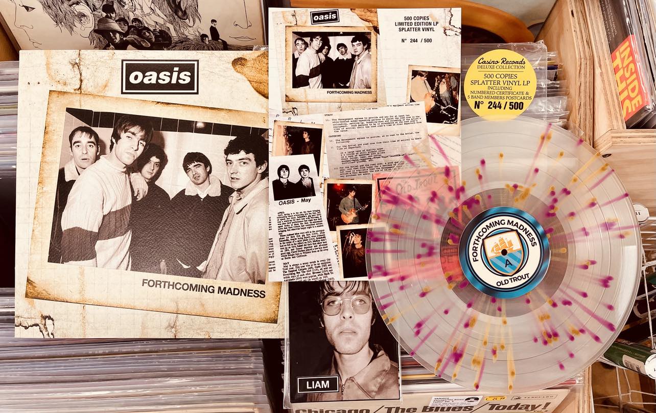 Oasis Forthcoming Madness - SPLATTER COLOURED VINYL LP