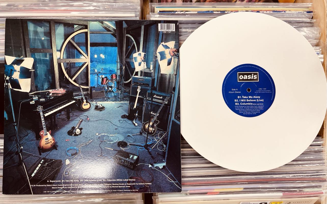 Oasis Supersonic- WHITE COLOURED VINYL 12"