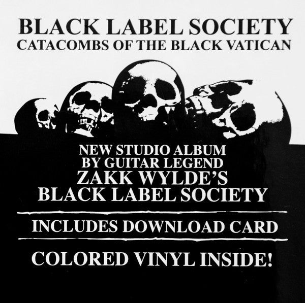 Black Label Society Catacombs Of The Black Vatican - ORANGE COLOURED VINYL LP