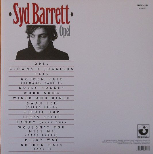 Syd Barrett Opel - VINYL LP