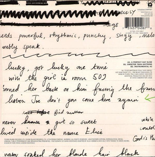 A Perfect Day Elise (7" VINYL) | Near Mint (NM or M-) Excellent+ (EX+) Retro Vinyl Club