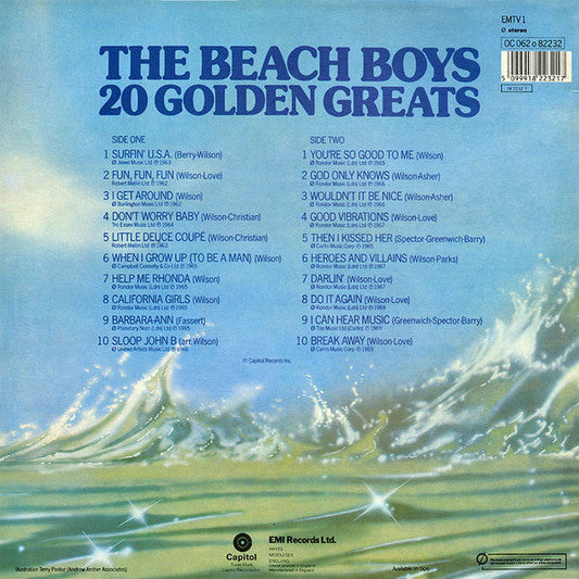 The Beach Boys 20 Golden Greats - VINYL LP