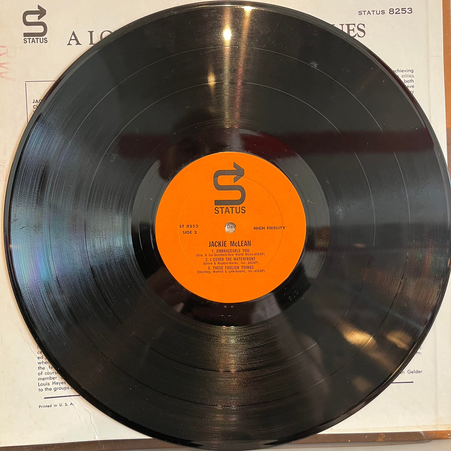 A Long Drink Of The Blues | Very Good (VG) Very Good Plus (VG+) Retro Vinyl Club