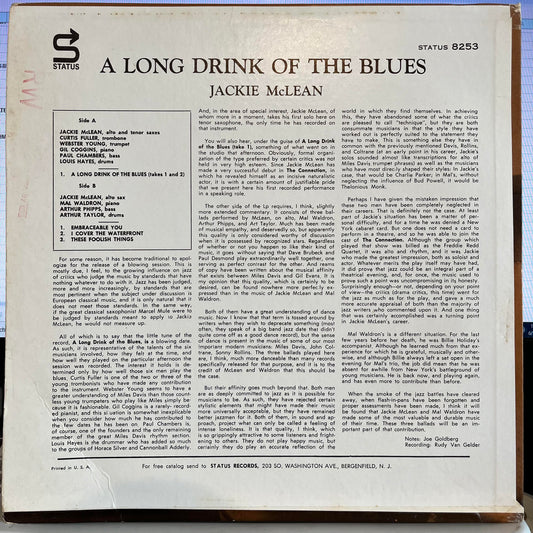 A Long Drink Of The Blues | Very Good (VG) Very Good Plus (VG+) Retro Vinyl Club