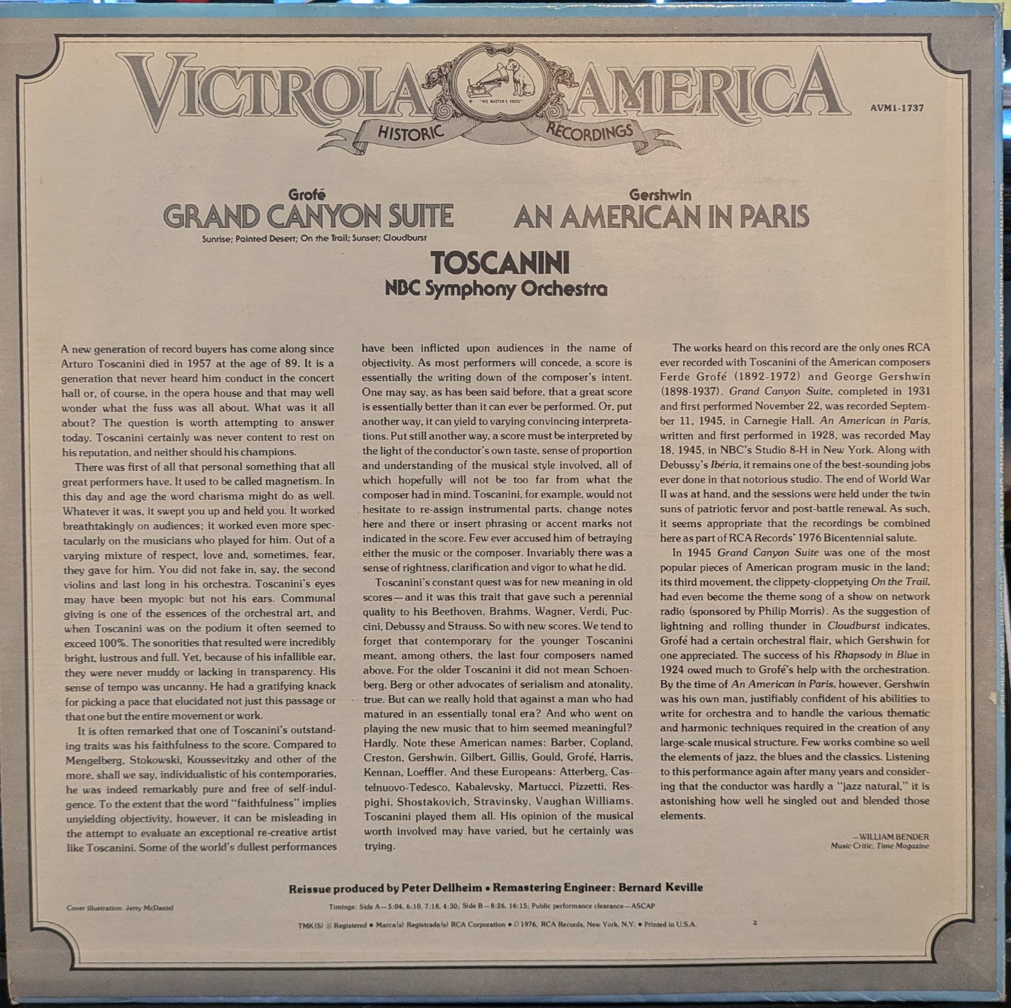 An American In Paris / Grand Canyon Suite | Near Mint (NM) Near Mint (NM) Retro Vinyl Club