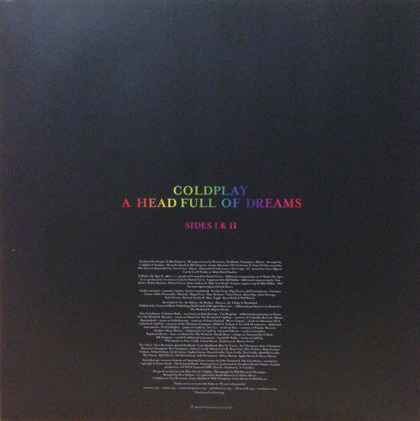 A Head Full Of Dreams | Very Good Plus (VG+) Near Mint (NM) Retro Vinyl Club
