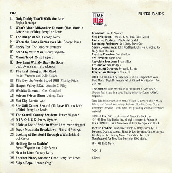 Country USA 1968 (CD) | Retro Vinyl Club