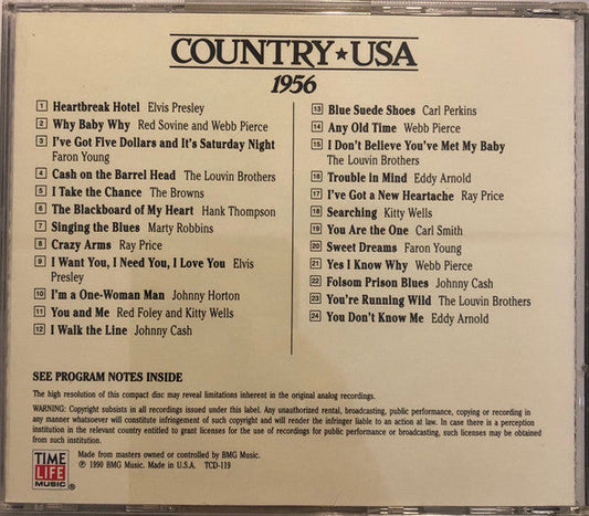 Country USA 1956 (CD) | Near Mint (NM) Near Mint (NM or M-) Retro Vinyl Club