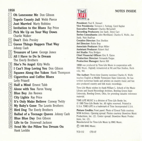 Country USA 1958 (CD) | Near Mint (NM) Near Mint (NM) Retro Vinyl Club