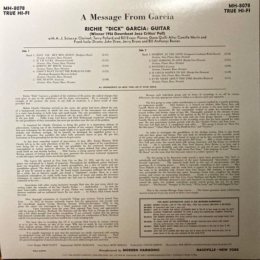 A Message From Garcia | Retro Vinyl Club