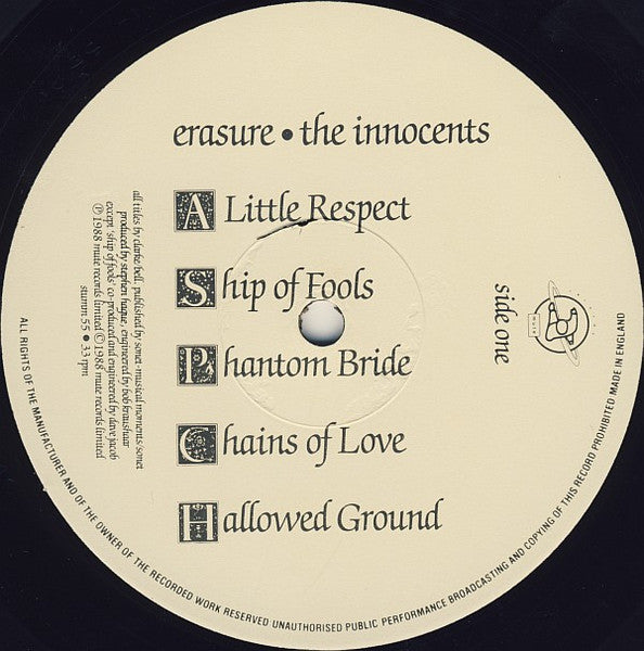 Erasure The Innocents - VINYL LP