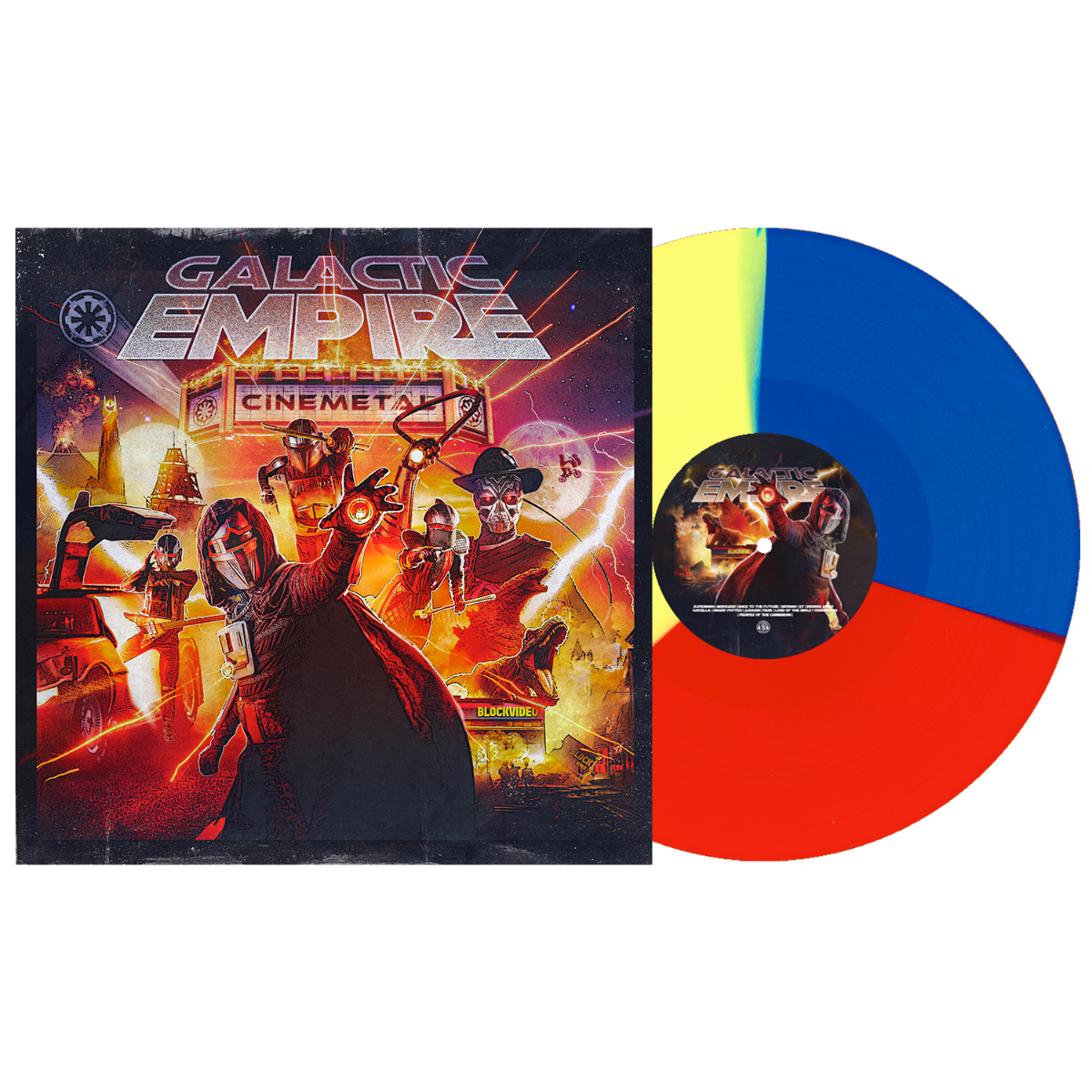 Cinemetal *PRE-ORDER 10/24/25*(Red/Yellow/Blue Vinyl)(Indie Exclusive) | Retro Vinyl Club