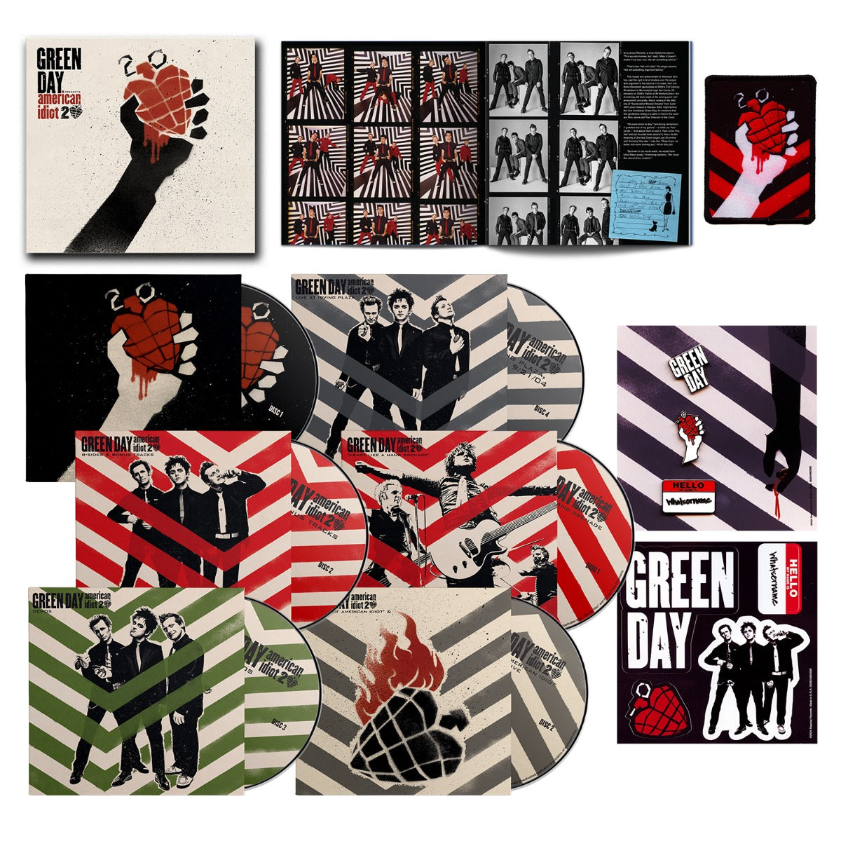 American Idiot: 20th Anniversary Deluxe Edition (4Cd + 2 Blu-ray Box Set) | Retro Vinyl Club