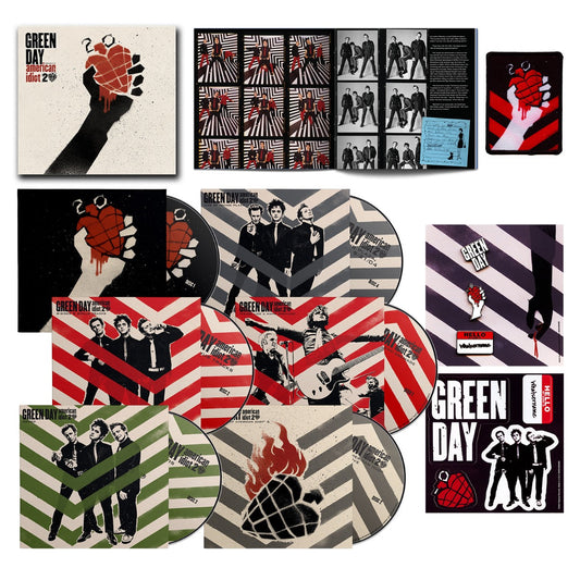American Idiot: 20th Anniversary Deluxe Edition (4Cd + 2 Blu-ray Box Set) | Retro Vinyl Club
