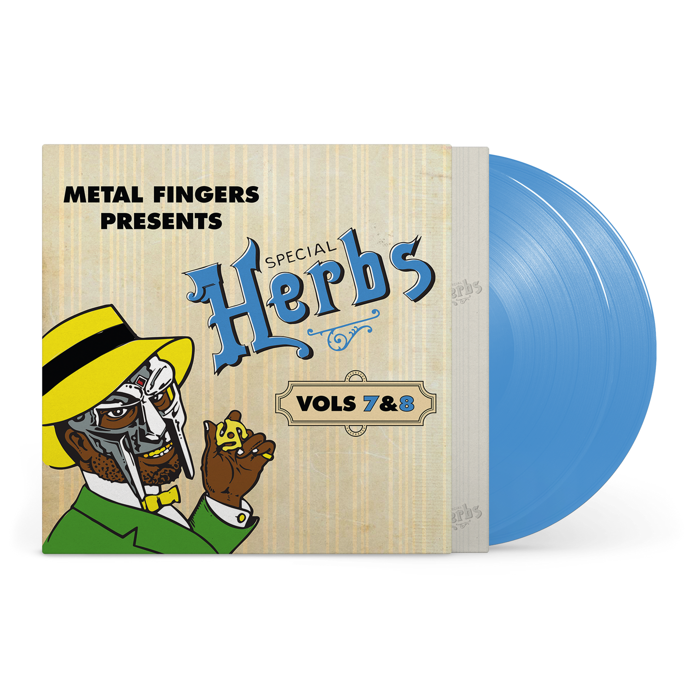Metal Fingers Presents: Special Herbs Vol. 7 & 8 *PRE-ORDER 9/5/25*(SKY BLUE VINYL) | Retro Vinyl Club