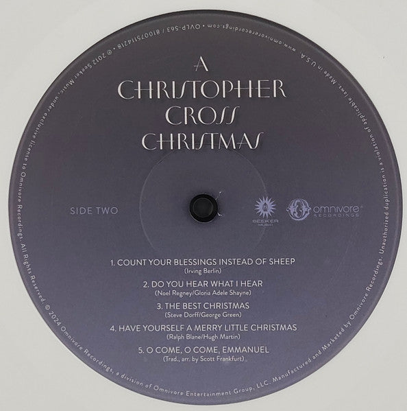 A Christopher Cross Christmas (RSD BLACK FRIDAY VINYL) | Retro Vinyl Club