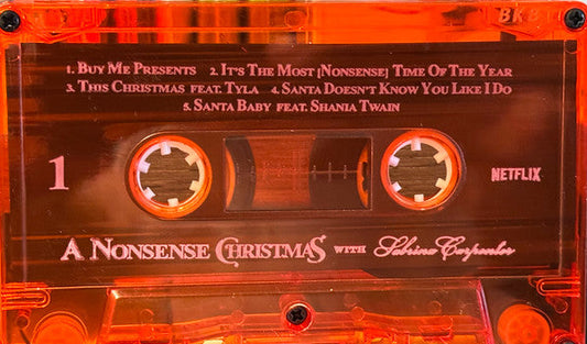 A Nonsense Christmas With Sabrina Carpenter (CASSETTE) | Retro Vinyl Club