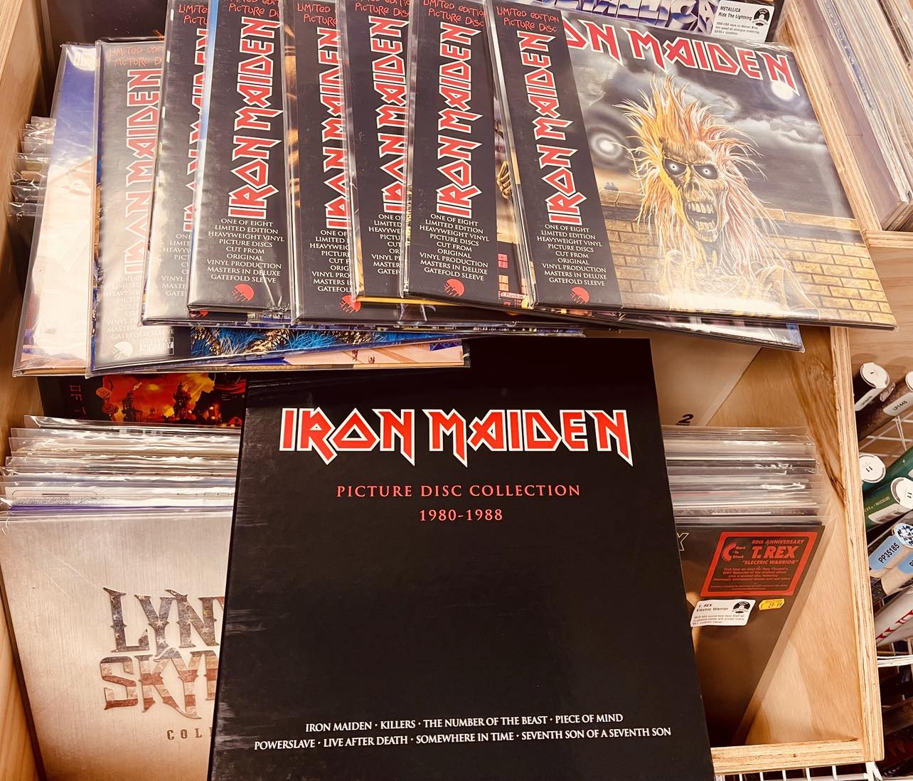 Iron Maiden Picture Disc Collection 1980-1988 - 9 x PICTURE DISC VINYL LP BOX SET