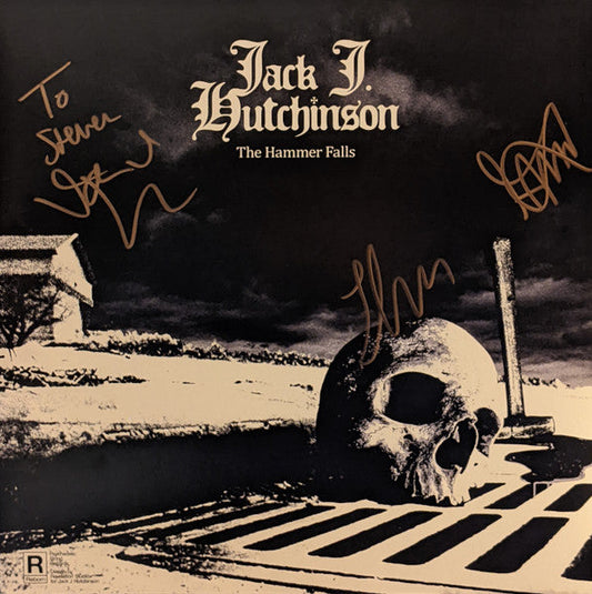 Jack J. Hutchinson The Hammer Falls - SWIRL COLOURED VINYL LP & SIGNED
