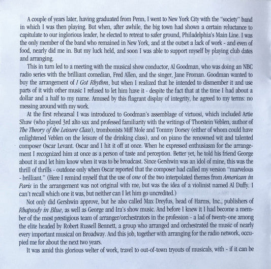 A Gershwin Celebration (CD) | Near Mint (NM) Near Mint (NM) Retro Vinyl Club