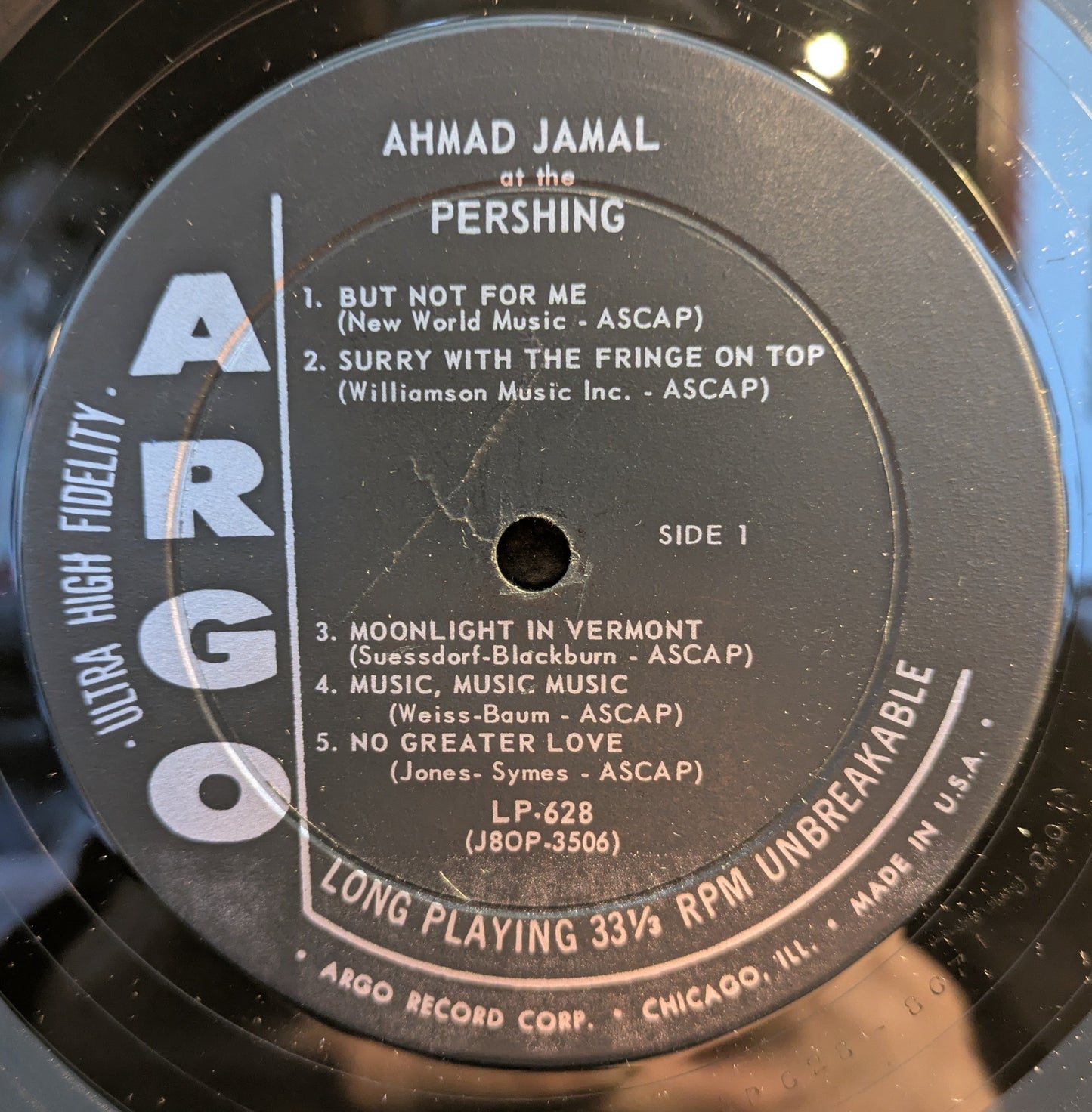 Ahmad Jamal Trio At The Pershing (But Not For Me) (VINYL) | Very Good (VG) Very Good Plus (VG+) Retro Vinyl Club