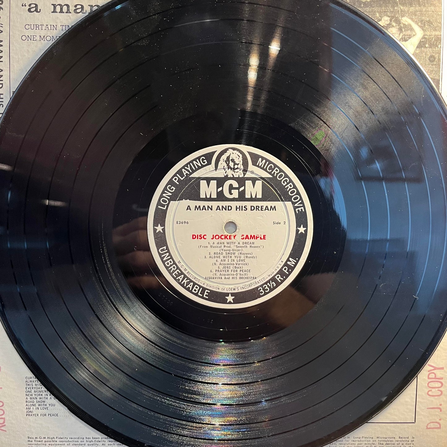 A Man And His Dream *PROMO* | Very Good (VG) Very Good (VG) Retro Vinyl Club