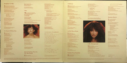 Kate Bush Lionheart - VINYL LP Original Issue in Embossed Gatefold Cover