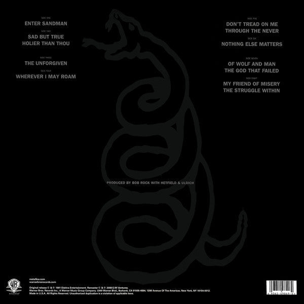 Metallica Metallica - 4 x 180 GRAM VINYL LP BOX SET HALF SPEED MASTER Edition