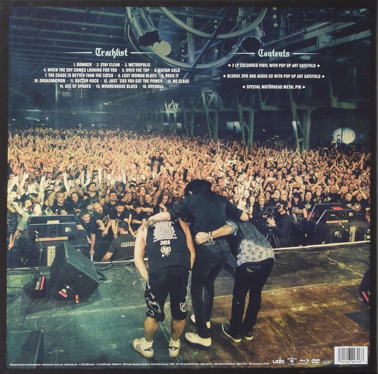 Motorhead Clean Your Clock - 2 x GREY COLOURED VINYL