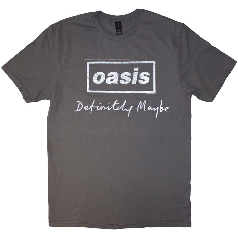 Definitely Maybe Distressed Text Logo | Men's | Retro Vinyl Club