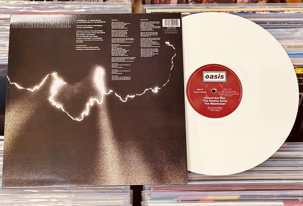 Oasis Wonderwall - WHITE COLOURED VINYL 12"
