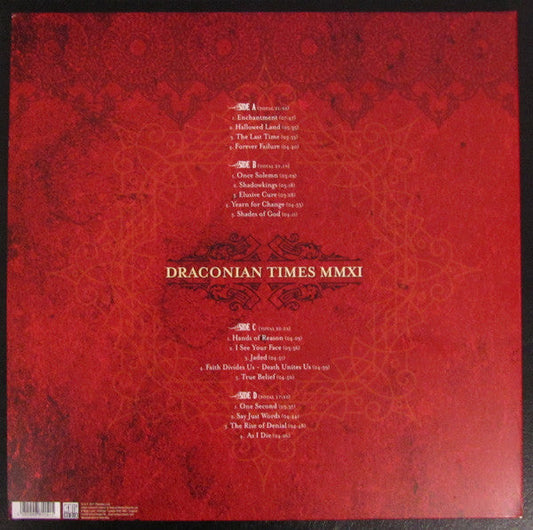 Paradise Lost Draconian Times MMXI - 2 x 180 GRAM VINYL LP