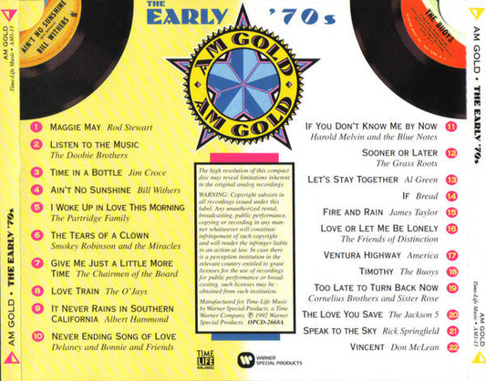 AM Gold (The Early '70s) *CD* | Retro Vinyl Club