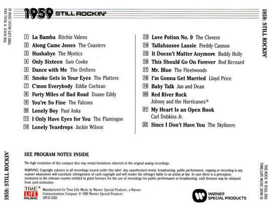 1959 Still Rockin' *CD* | Retro Vinyl Club