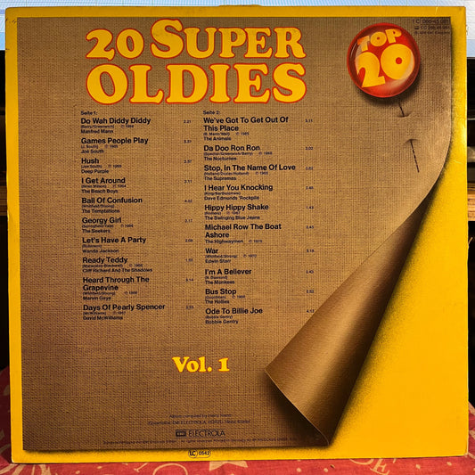 20 Super Oldies Vol. 1 *GERMAN* | Excellent (EX) Excellent (EX) Retro Vinyl Club