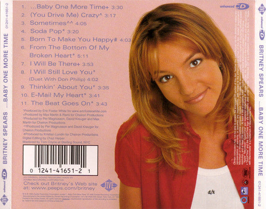 ...Baby One More Time (CD) | Near Mint (NM) Near Mint (NM) Retro Vinyl Club