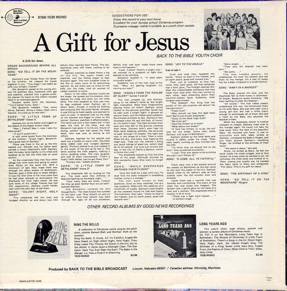 A Gift For Jesus (VINYL) | Near Mint (NM) Near Mint (NM) Retro Vinyl Club
