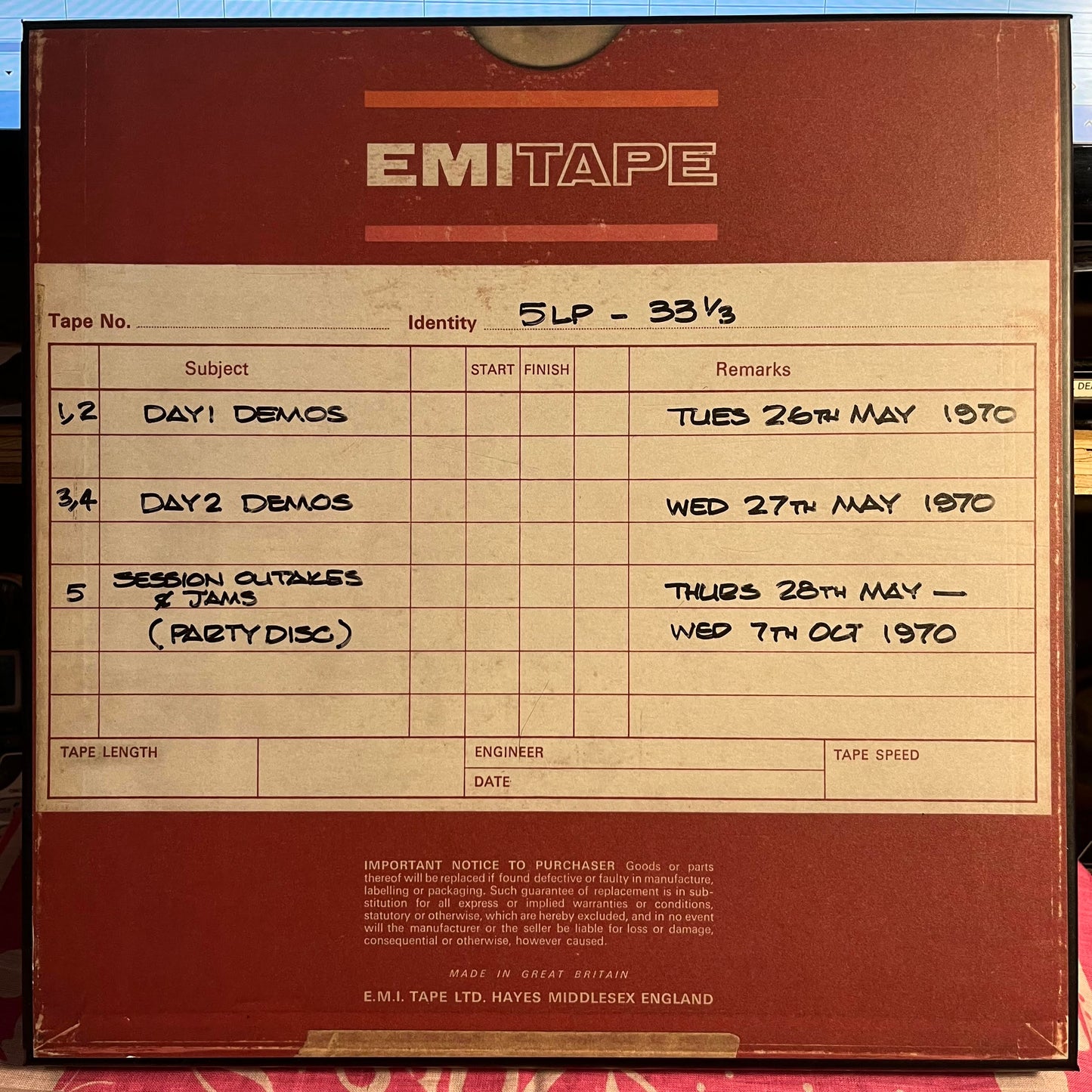 All Things Must Pass Uber Deluxe Box Set *DEMOS BOX* | Retro Vinyl Club