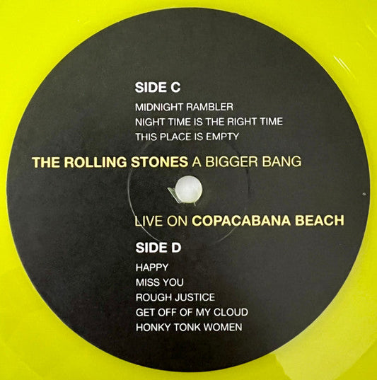 A Bigger Bang - Live On Copacabana Beach (3xCOLOR VINYL) | Retro Vinyl Club