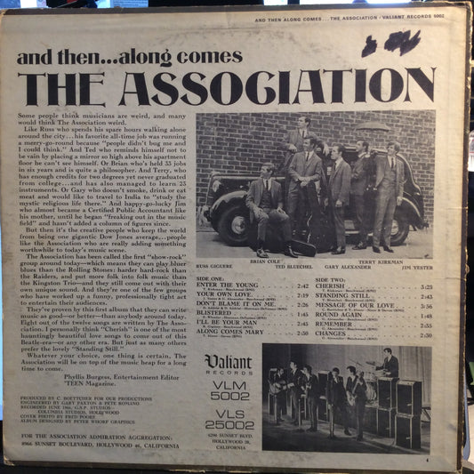 And Then...Along Comes The Association (VINYL) | Very Good Plus (VG+) Very Good (VG) Retro Vinyl Club