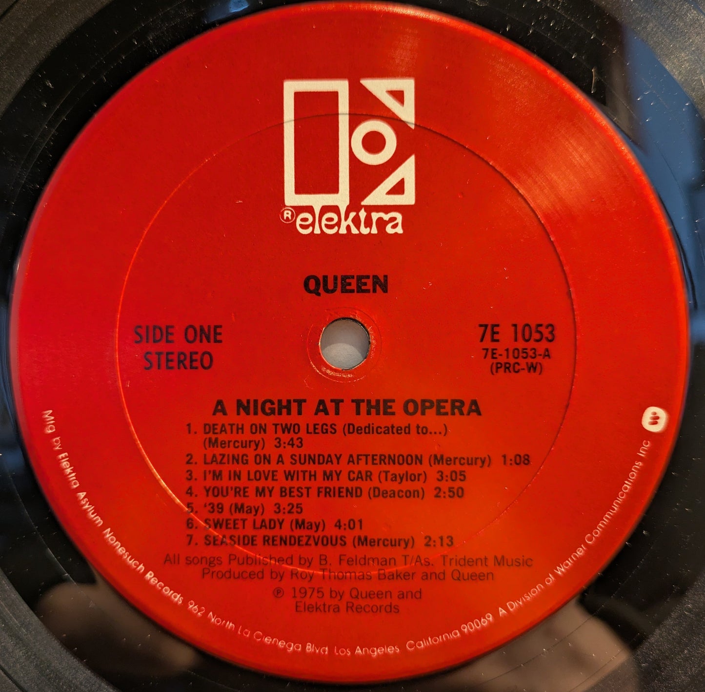 A Night At The Opera (VINYL) | Very Good Plus (VG+) Very Good Plus (VG+) Retro Vinyl Club