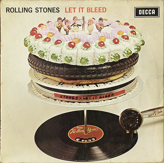 The Rolling Stones Let It Bleed - Early Issue Stereo VINYL LP with POSTER